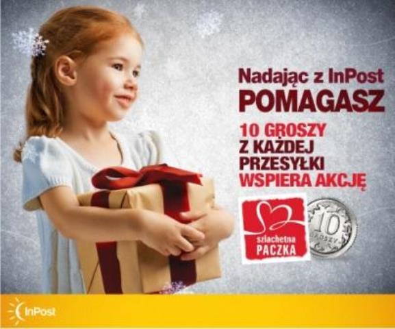 INPOST WSPIERA PROJEKT SZLACHETNA PACZKA