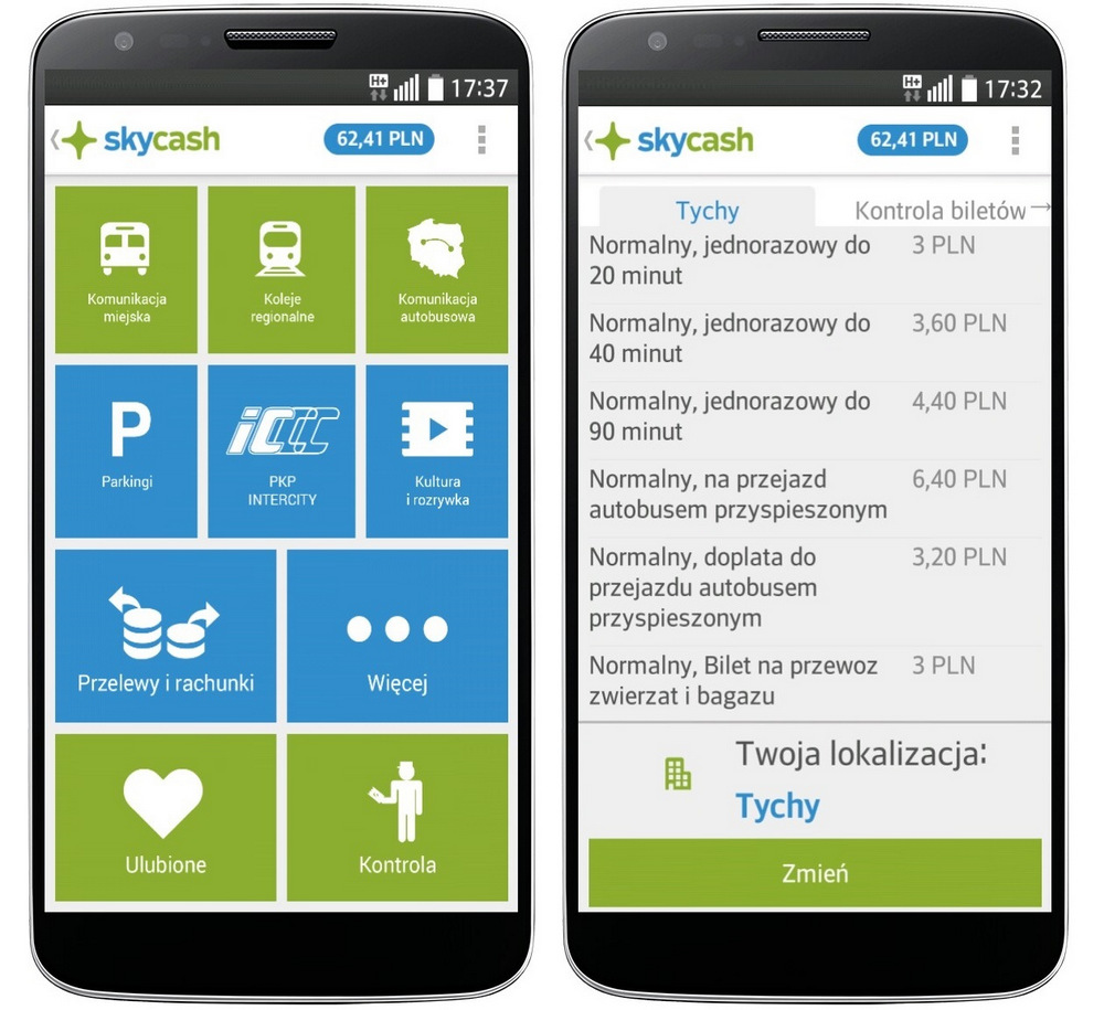 SkyCash z biletami w kolejnych miastach