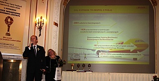 Bursztynowa Statuetka dla DHL