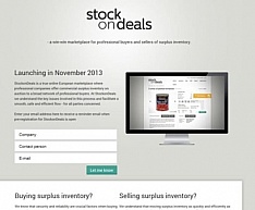 StockonDeals.com – powstaje europejska aukcja zapasów magazynowych