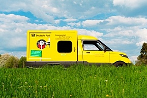Bezemisyjne pojazdy DHL w Bonn