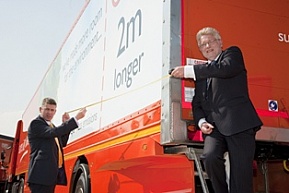 TNT testuje długie naczepy