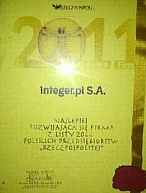 Grupa Integer.pl - zdobyła tytuł „Dobrej Firmy”