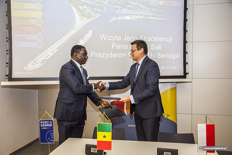 Owocna wizyta Prezydenta Senegalu w Porcie Gdańsk