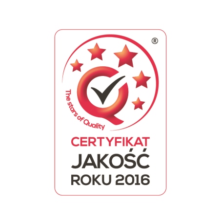Trzykrotnym Laureat Certyfikatu JAKOŚĆ ROKU®