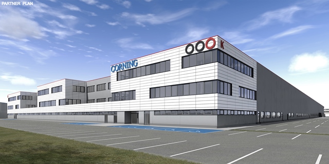 Corning_Optical_Communications_wizualizacja_nowego_budynku_SEGRO_Logistics_Park_Stryków