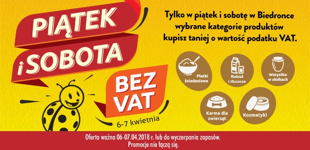 Promocje i w kropki i bez VAT
