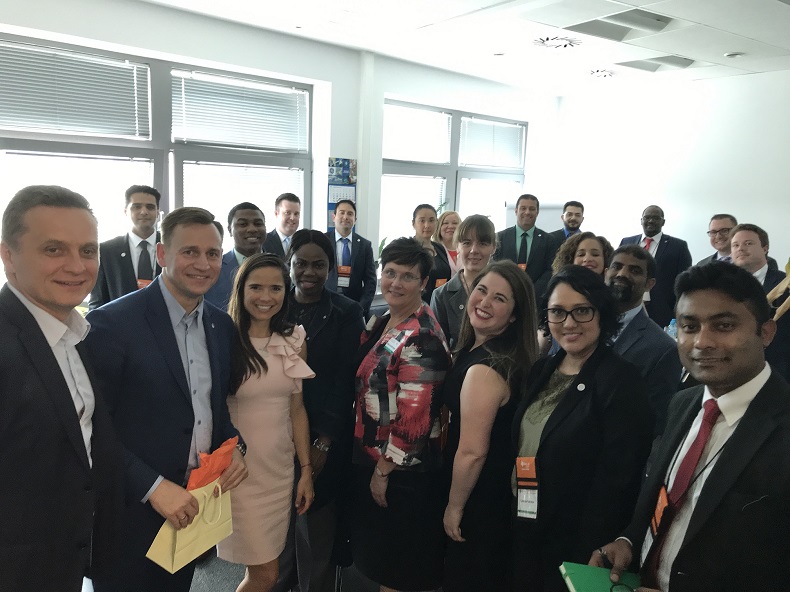 Grupa z Naveen Jindal School of Management z wizytą w Fracht FWO