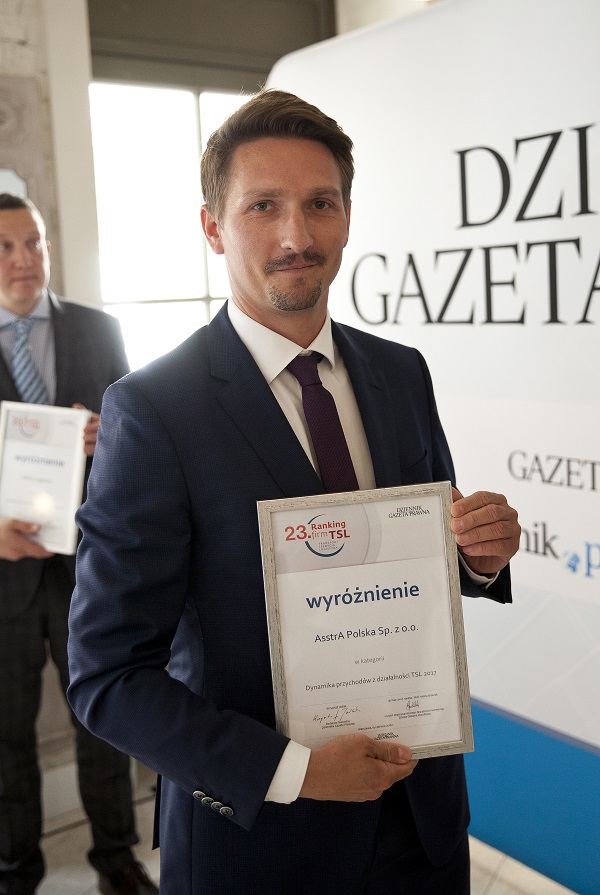 Mariusz Borkowski, Country Manager dla regionu Polski w AsstrA