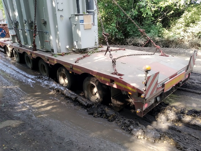 Transport transformatorów na Ukrainę 
