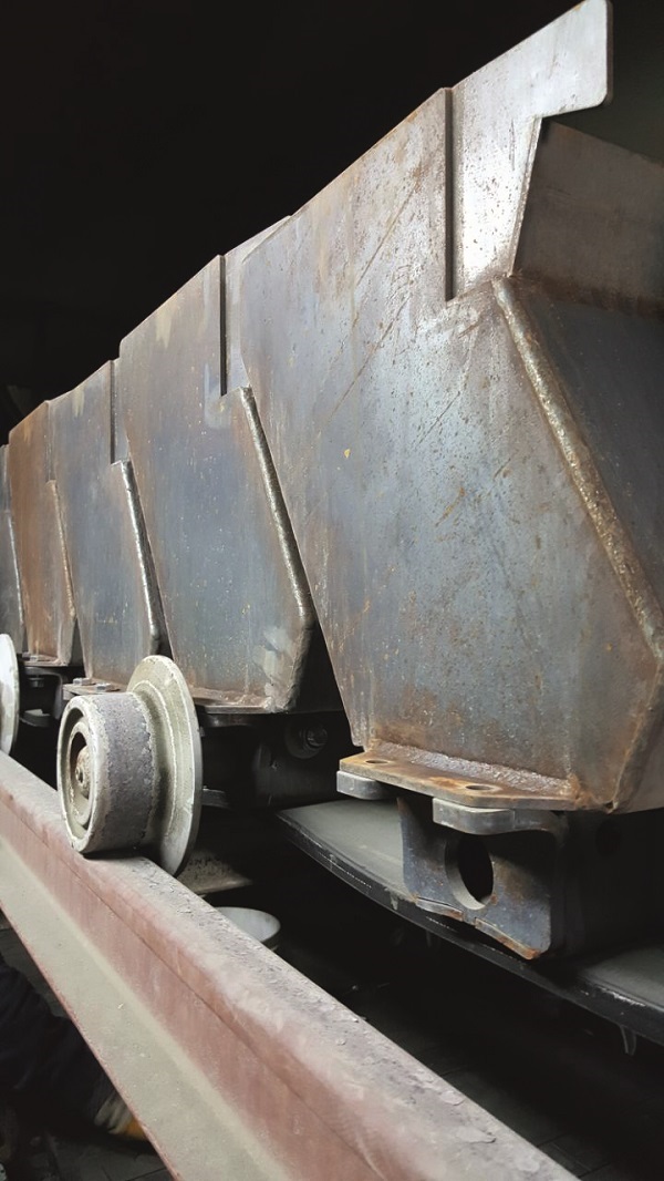 Specjalna wersja wykonania ciągu kubełkowego instalacji _BEUMER_AB_Göltas Cemento