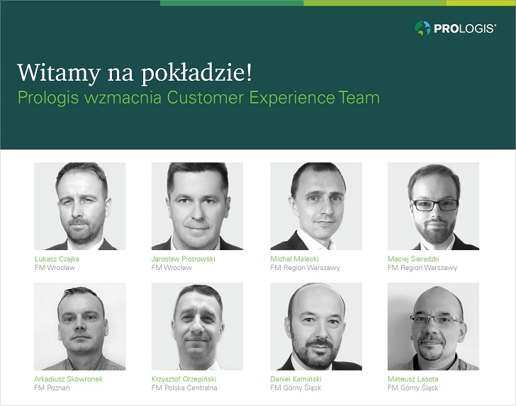Nowe osoby w Customer Experience Team Prologis