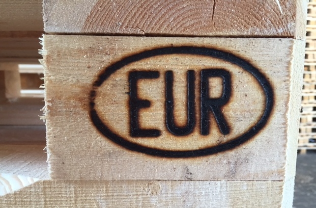 Wypalony znak EUR