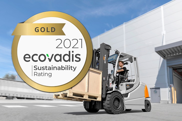 Certyfikat EcoVadis na poziomie gold dla firmy STILL