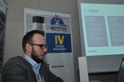 Łukasz Perlak, Metroplan Polska sp. z o.o. przedstawił zagadnienia związane z projektowaniem obiektów magazynowych.